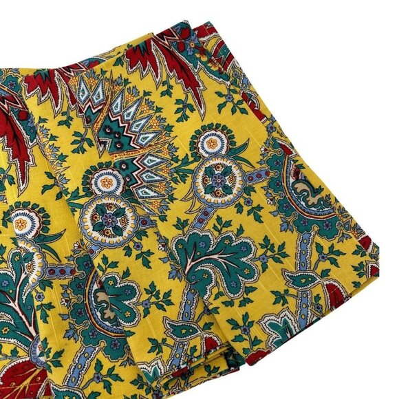 Dransfield & Ross Set of 8 Linen Dinner Napkins - Picture 7 of 7